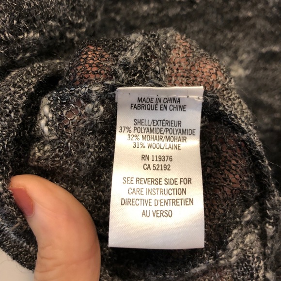 VGUC Size M Helmut Lang Drop Front Mohair Sweater - Picture 4 of 6